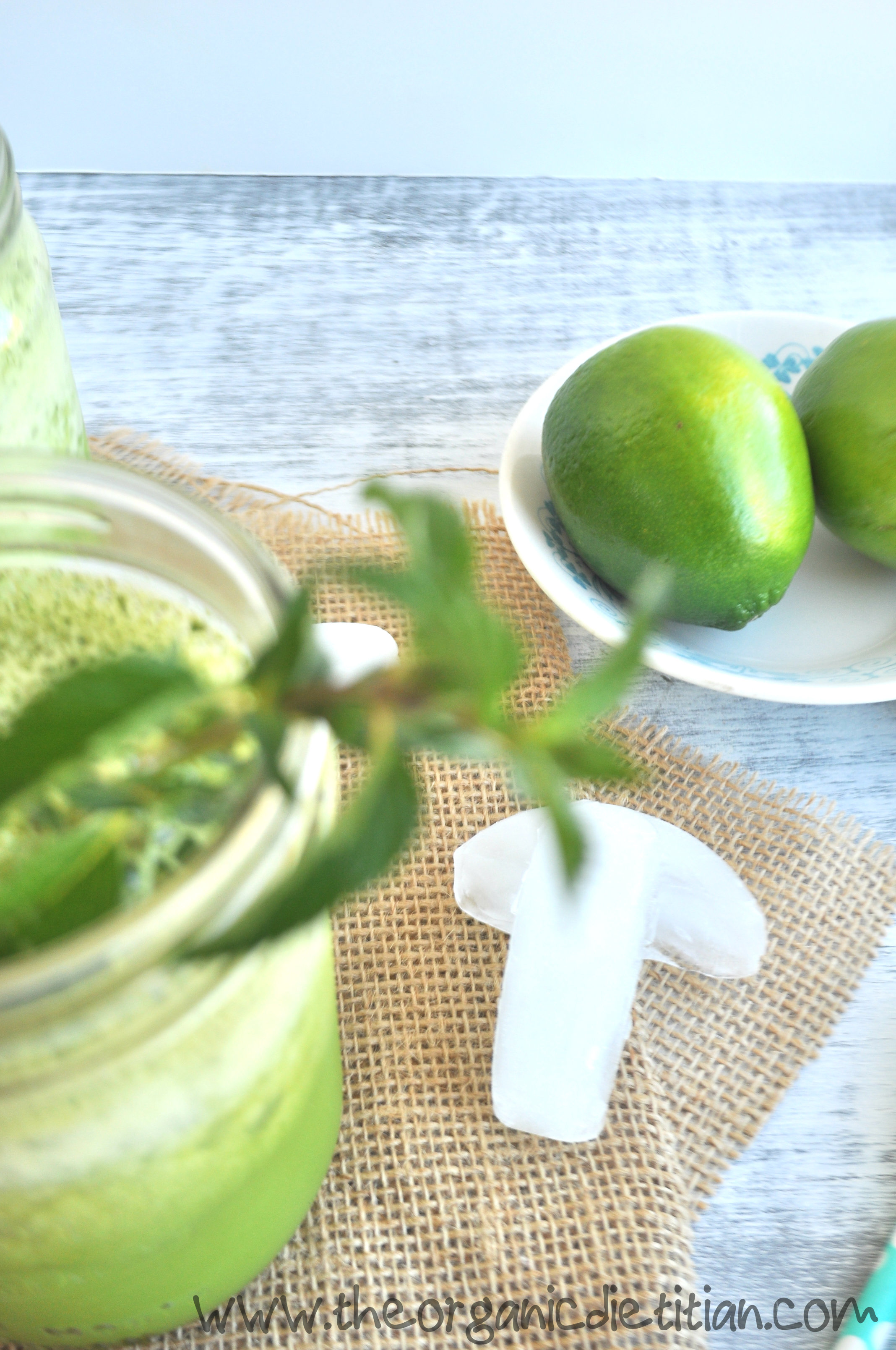 Cucumber Mint Slushy - The Organic Dietitian